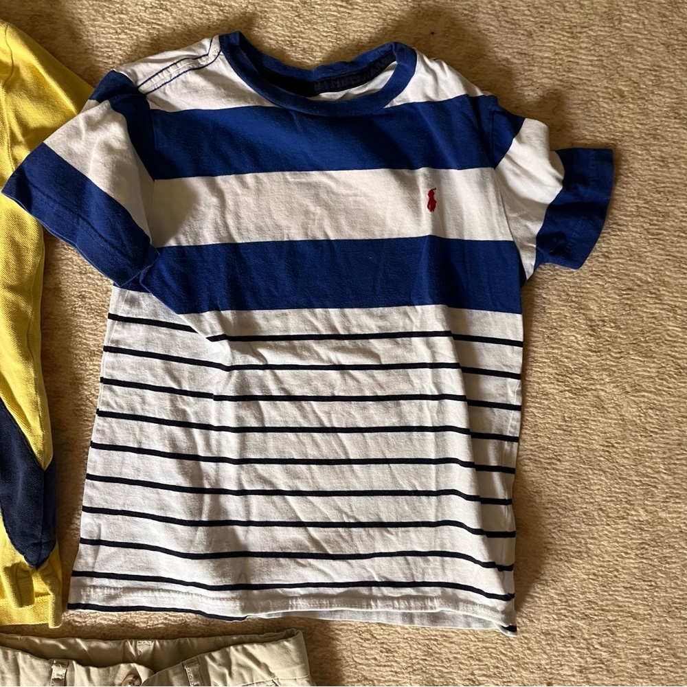 COPY - Polo Ralph Lauren Kids set of shorts  and T-Shirts (size 6) - Picture 6 of 8